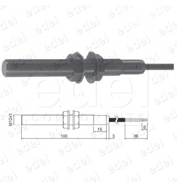DETECTOR MAGNÉTICO STEM BIESTABLE NEGRO