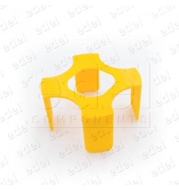 LAY5-EB40E PROTECTOR STOP SETA PLASTICO AMARILLO