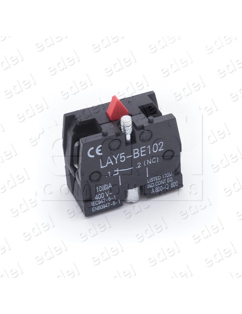 LAY5-BE102 CONTACT CHAMBER NC STOP/SELECTOR