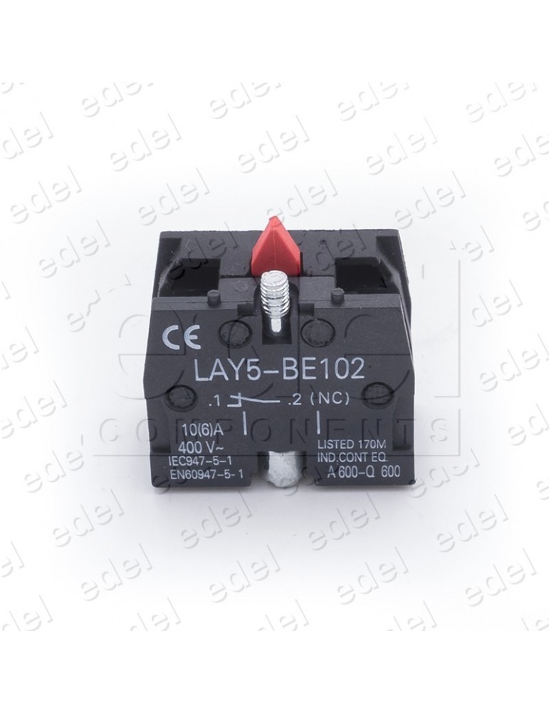 LAY5-BE102 CONTACT CHAMBER NC STOP/SELECTOR