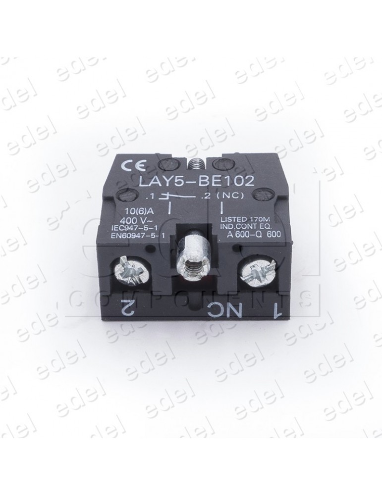 LAY5-BE102 CONTACT CHAMBER NC STOP/SELECTOR