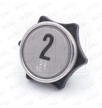 PUSH BUTTON HUNTER MD-7 1NO LIGHT 24V RED "2"