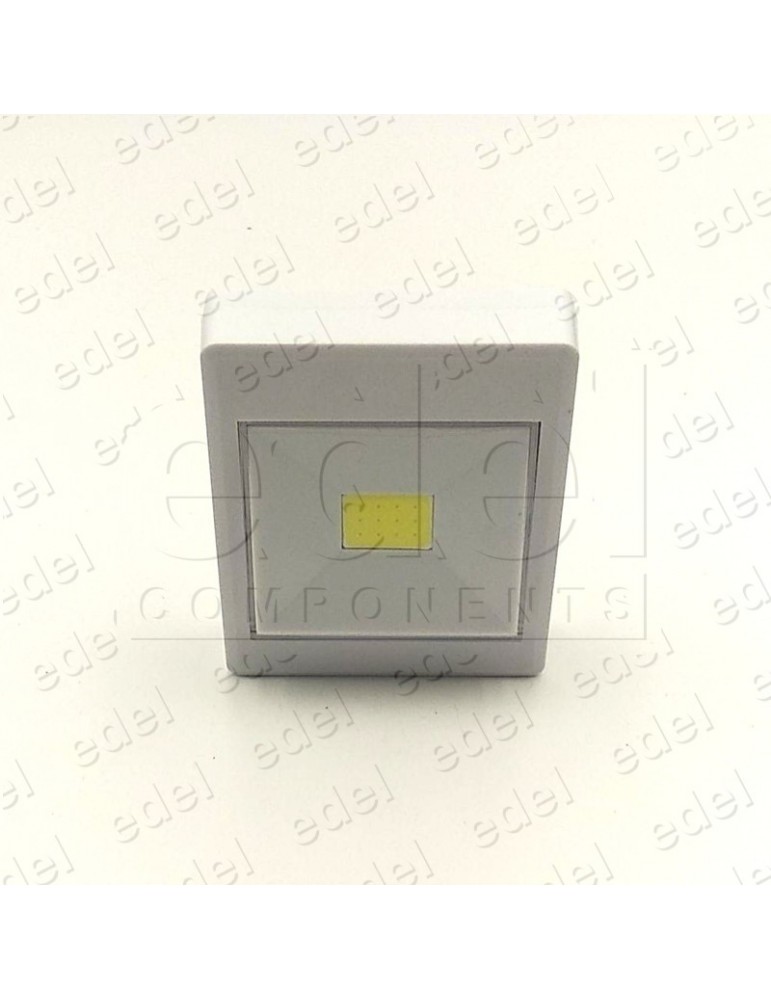 SQUARE LED FLASHLIGHT WITH ADHESIVE AND MAGNET