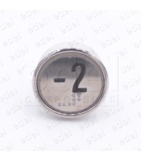 PUSH BUTTON HUNTER MD-7 1NO LIGHT 24V RED "-2"