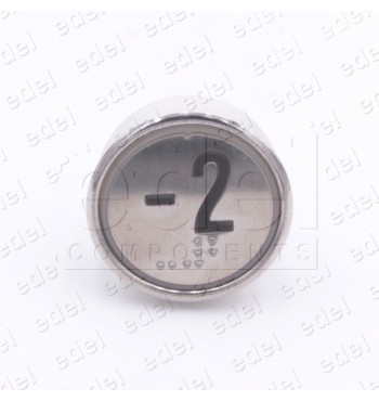 PUSH BUTTON HUNTER MD-7 1NO LIGHT 24V RED "-2"