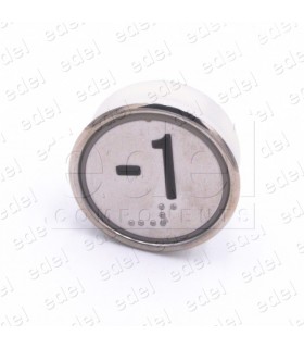 PUSH BUTTON HUNTER MD-7 1NO LIGHT 24V RED "-1"