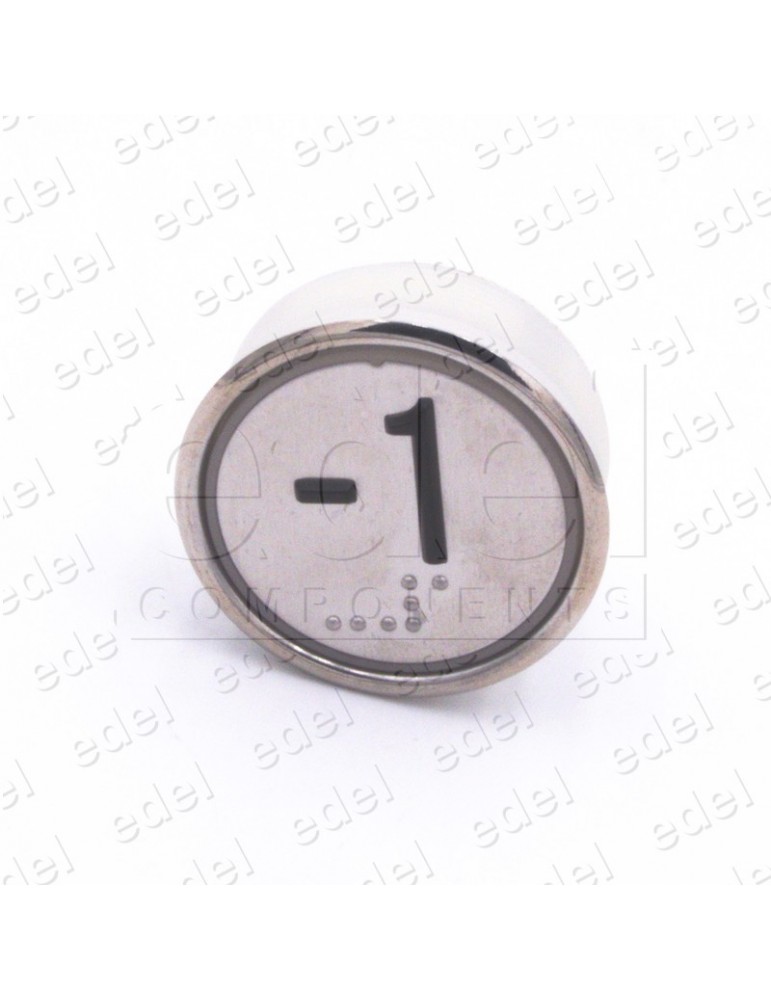 PUSH BUTTON HUNTER MD-7 1NO LIGHT 24V RED "-1"