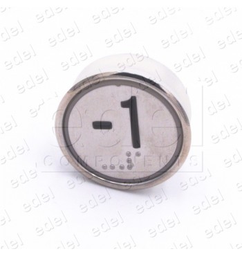 PUSH BUTTON HUNTER MD-7 1NO LIGHT 24V RED "-1"