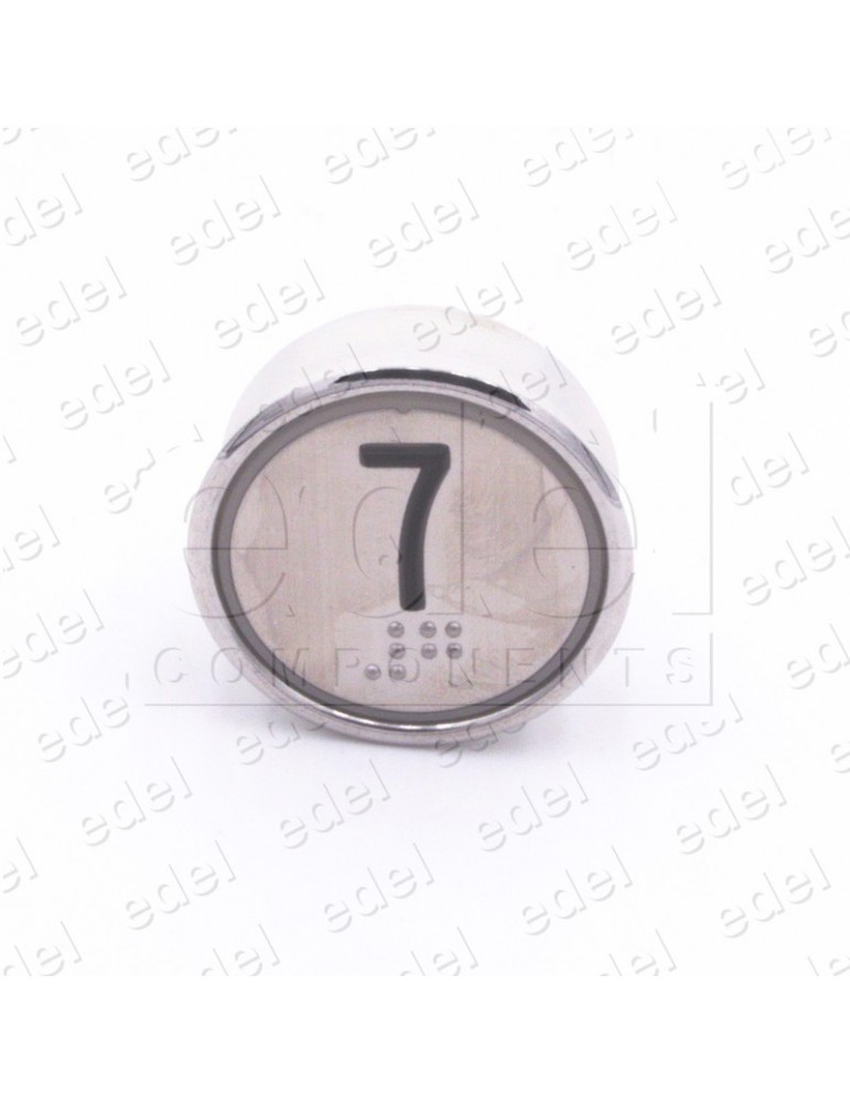 PUSH BUTTON HUNTER MD-7 1NO LIGHT 24V RED "7"