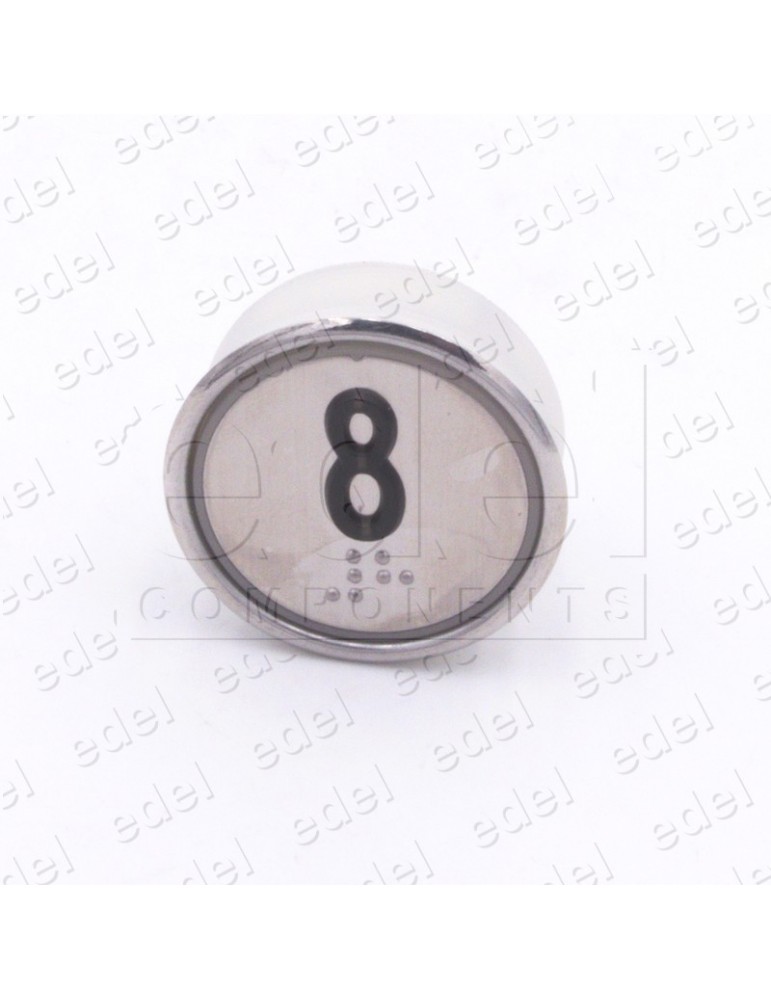 PUSH BUTTON HUNTER MD-7 1NO LIGHT 24V RED "8"