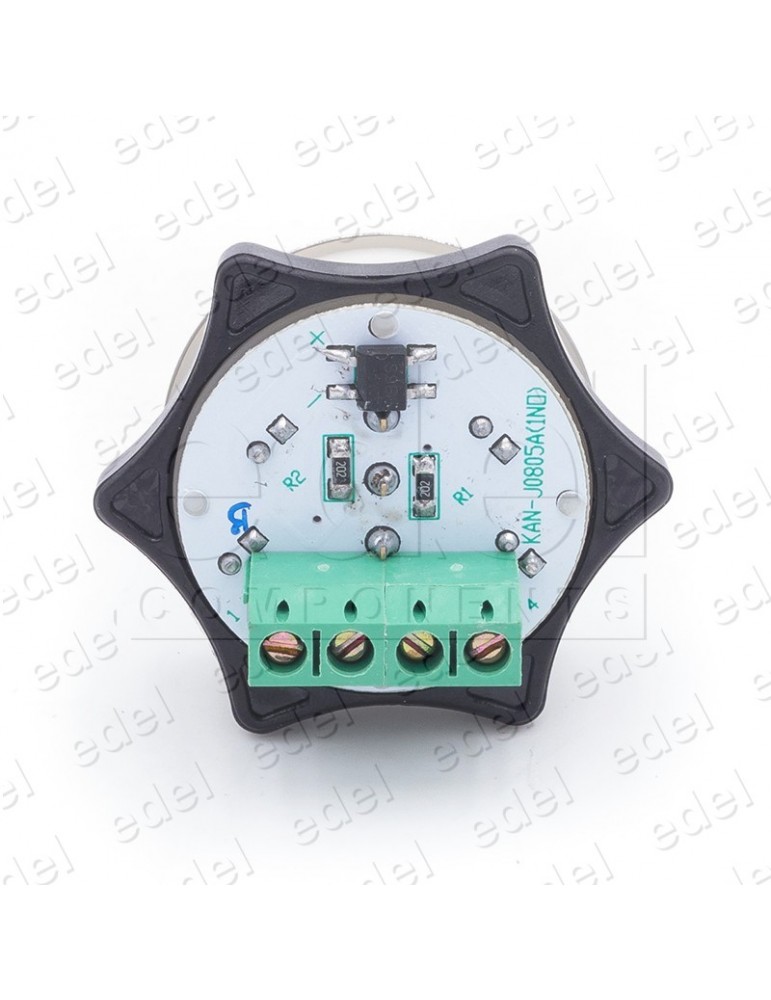 PUSH BUTTON HUNTER MD-7 1NO LIGHT 24V BLUE "1"