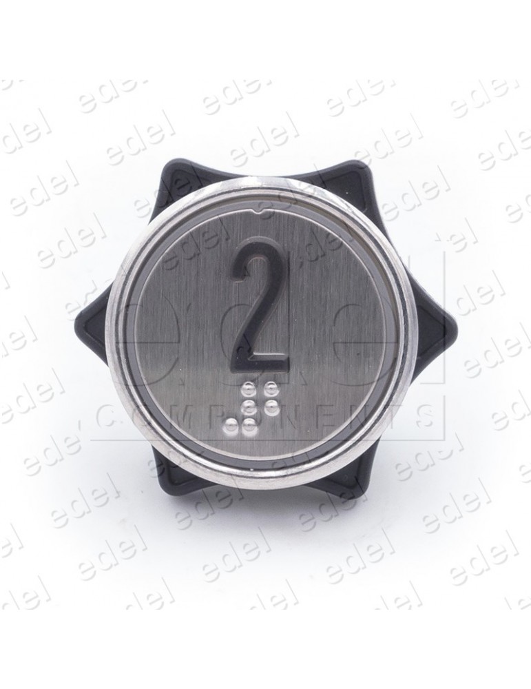 PUSH BUTTON HUNTER MD-7 1NO LIGHT 24V BLUE "2"