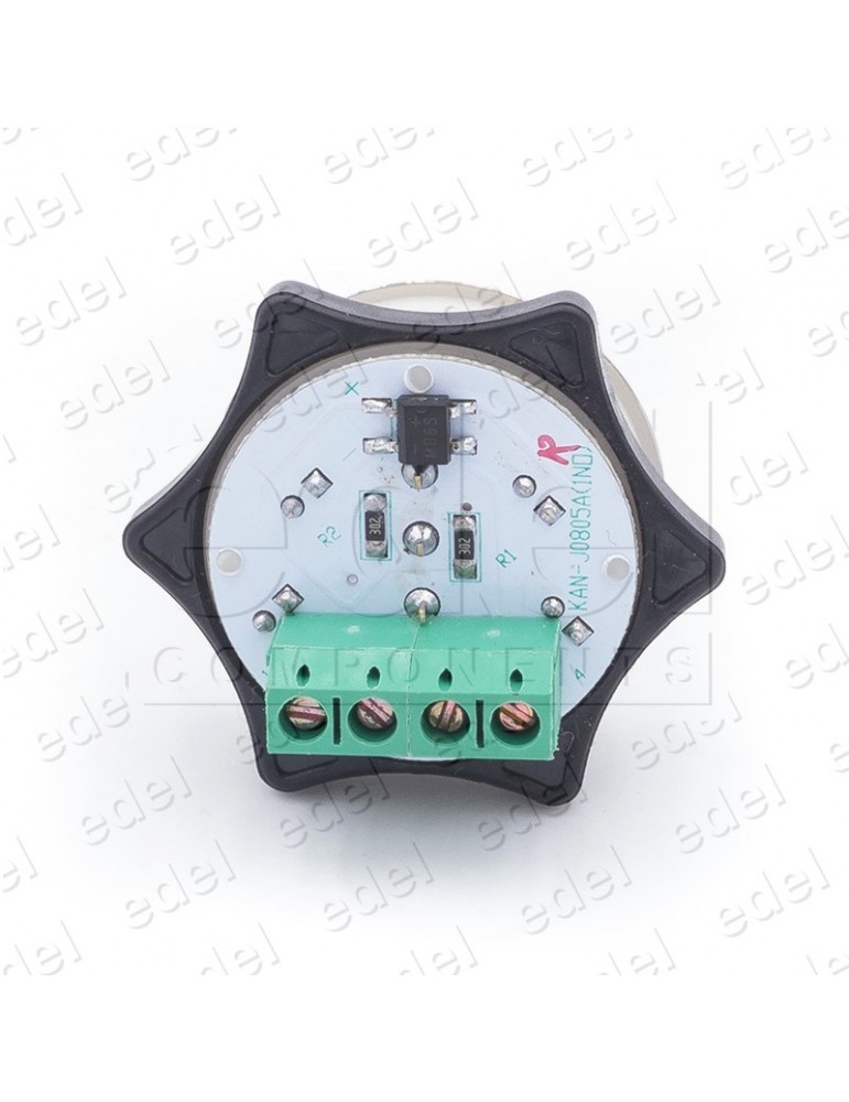 PUSH BUTTON HUNTER MD-7 1NO LIGHT 24V BLUE "LL"