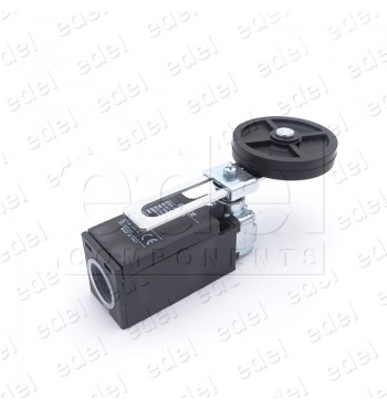 PLASTIC CONTACT ROTATING HEAD ADJUSTABLE LEVER WITH ROLLER 50MM