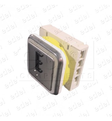 BLXVF34MR.MQ E PUSH BUTTON DMG BLX RED INOX E