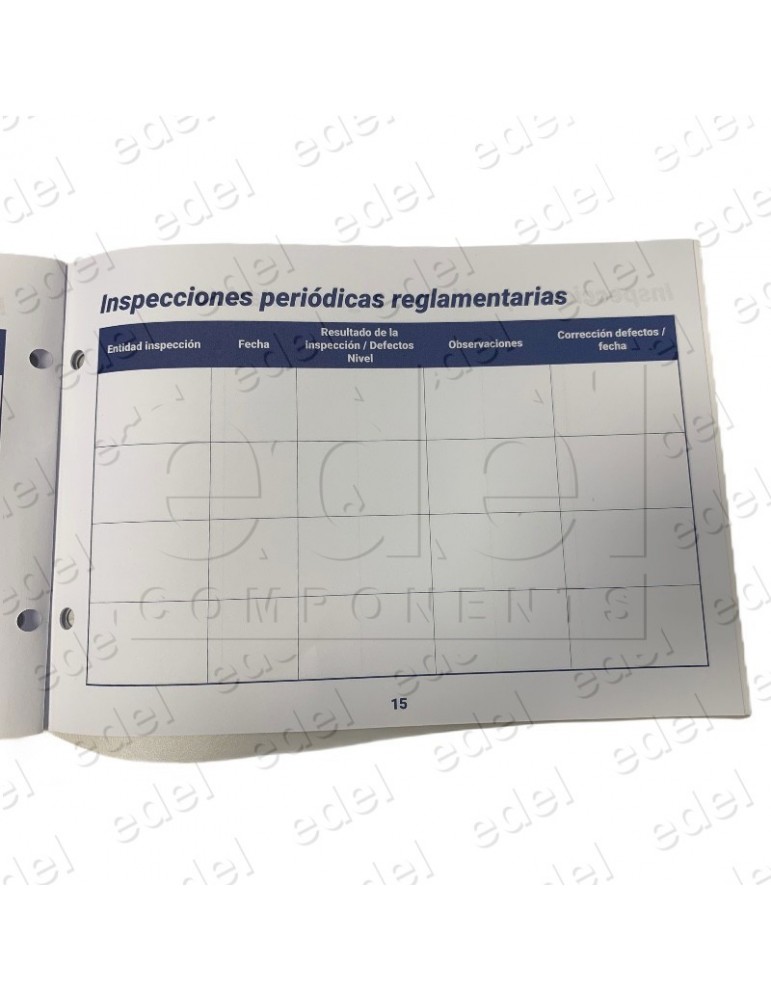 LIBRO MANTENIMIENTO ASCENSORES