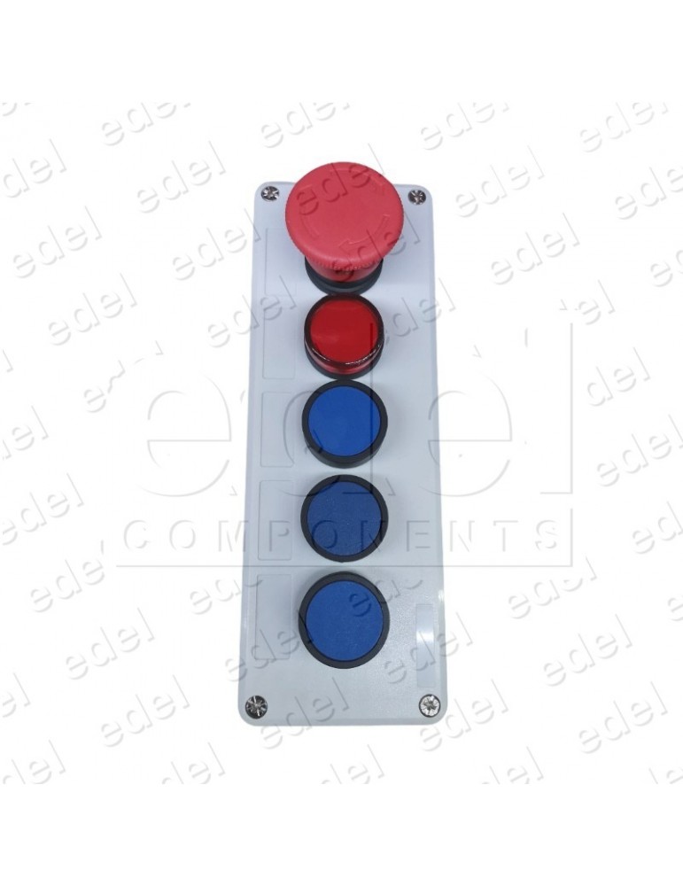SURFACE OPERATION PANEL 5 ELEMENTS (STOP + PILOT + 3 BUTTONS NO)