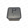 PUSH BUTTON SCHAEFER MT 42  W/BRAILLE RED INOX P