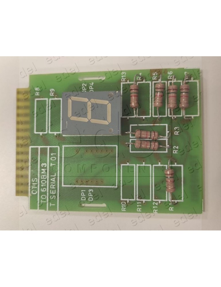 T0610BM3PLACA DISPLAY POSICIÓN OTIS 10P SIN BASE