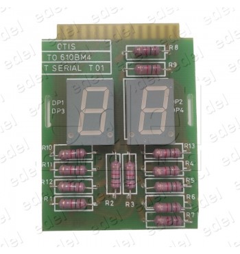PLACA DISPLAY POSICIÓN OTIS 2 DIGITOS SIN BASE