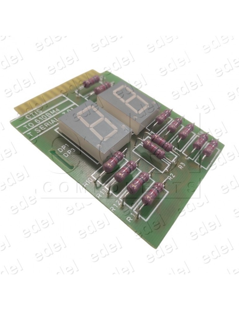 T0610BM4 PLACA DISPLAY POSICIÓN OTIS 2 DIGITOS SIN BASE