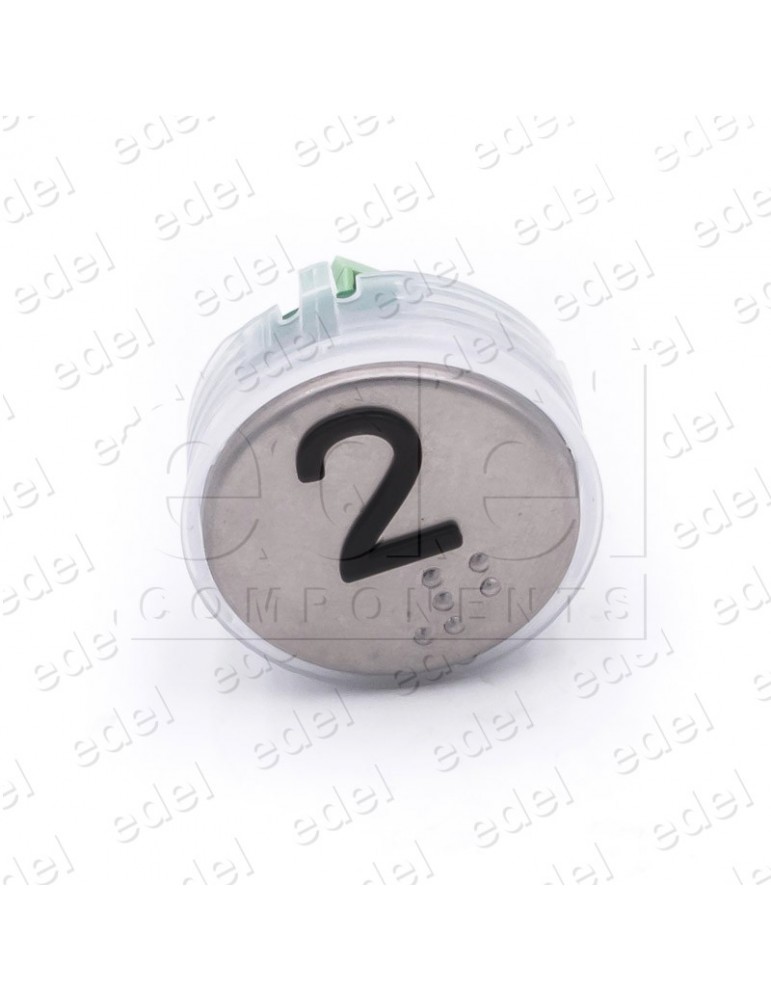 PUSH BUTTON VEGA VENUS  RED LIGHT 12/24V 2