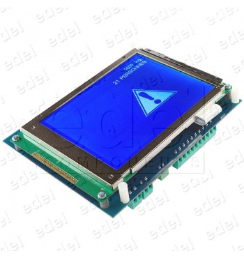DISPLAY LCD EDEL 64300H HORIZONTAL LOGO ENGRAVED