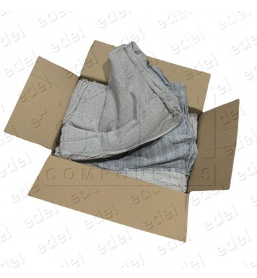 BOÎTE DE CHIFFONS BLEUS 5 KG