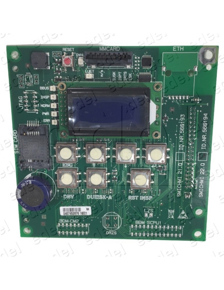 PLACA SCHINDLER SMICHMI 22.Q