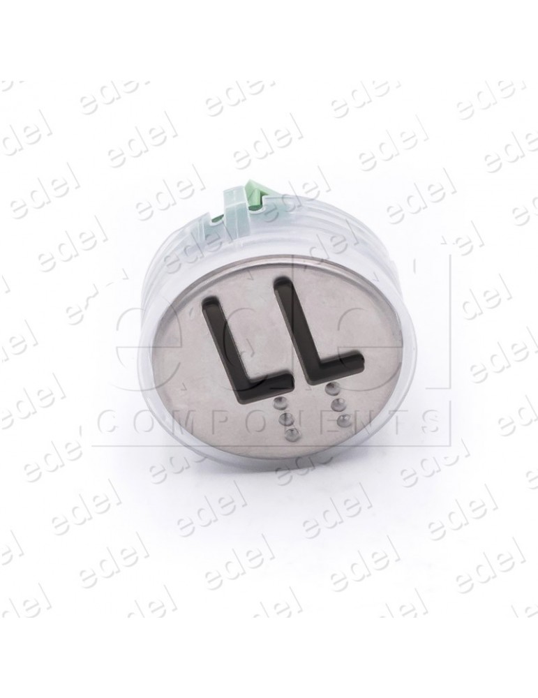 PUSH BUTTON VEGA VENUS  RED LIGHT 12/24V LL