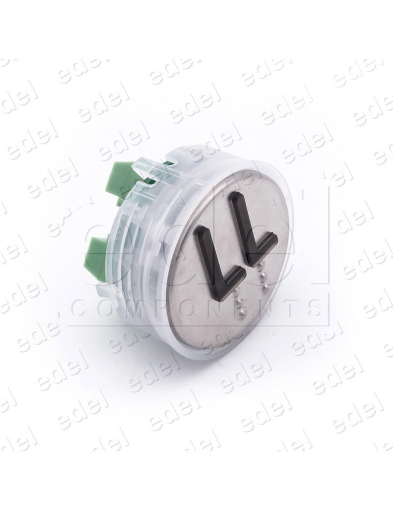 PUSH BUTTON VEGA VENUS  RED LIGHT 12/24V LL