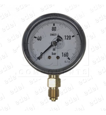 MANOMETER D-63 160 VERTICAL 1/4