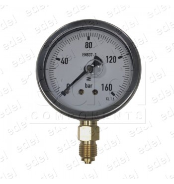 MANOMETER D-63 160 VERTICAL 1/4