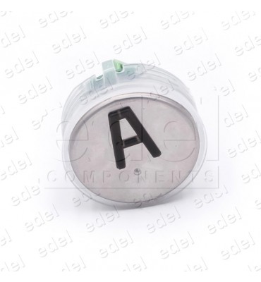 PUSH BUTTON VEGA VENUS  RED LIGHT 12/24V A